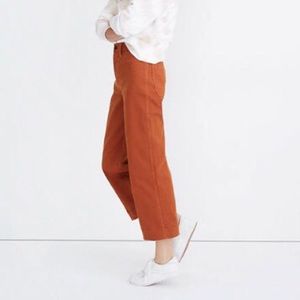 Madewell Slim Emmett Crop in Warm Nutmeg - 27